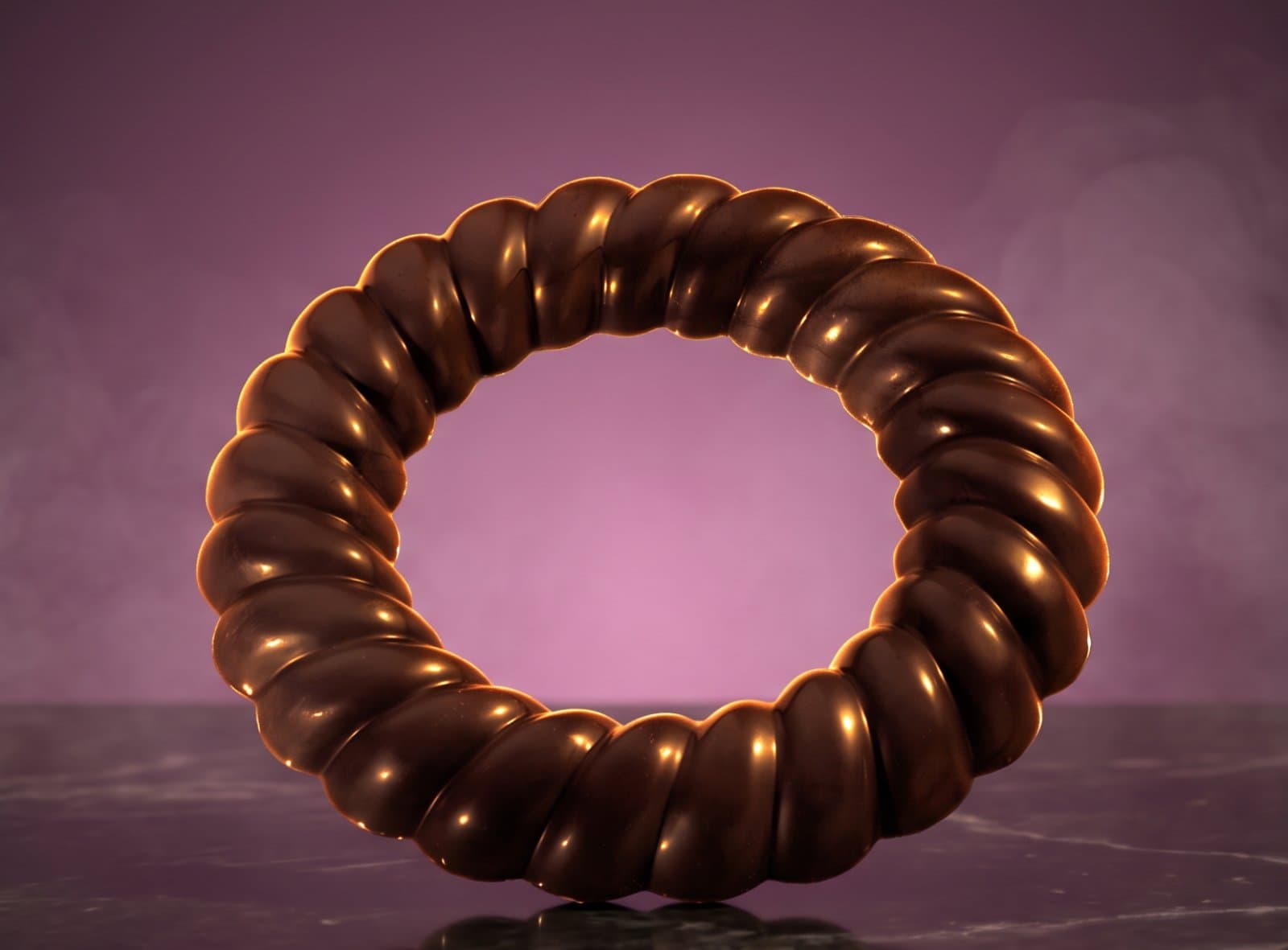 Chocolade kerstkrans