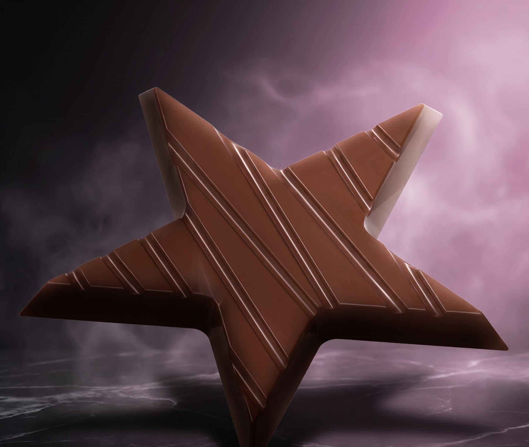 Chocolade kerstster