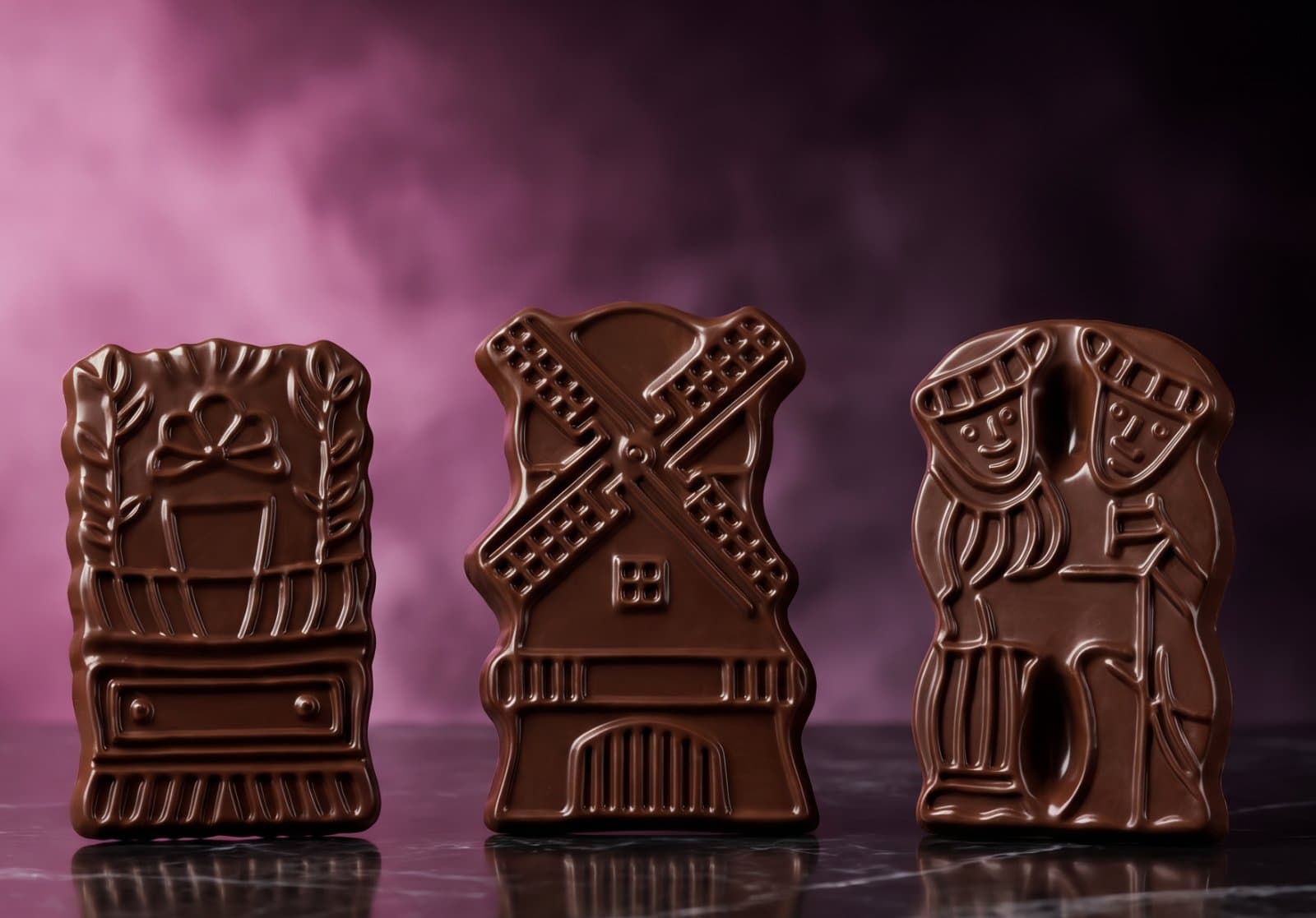 Speculaas vintage chocoladefiguren
